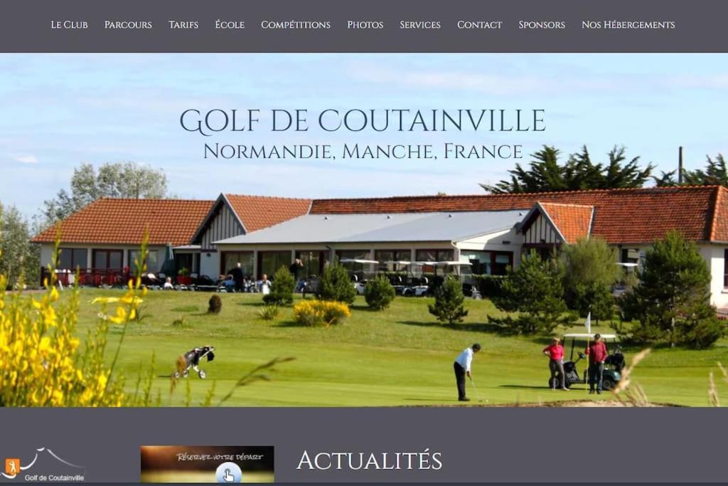Maison Bord De Mer Individuel Gouville-sur-Mer Екстер'єр фото